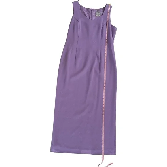 R&M Richards Petite Lavender Sparkle Jacket Dress Suit Women's Size 10P Elegant